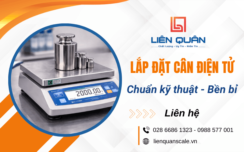 Lắp đặt cân điện tử