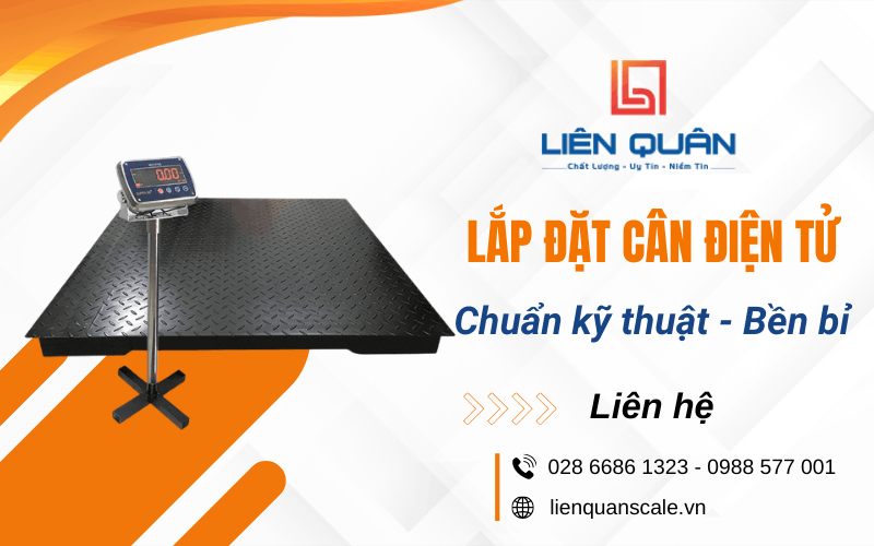 Lắp đặt cân điện tử