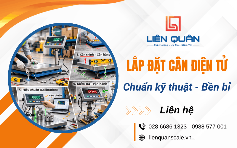 Lắp đặt cân điện tử