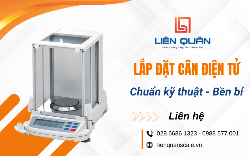 Lắp đặt cân điện tử