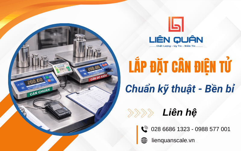 Lắp đặt cân điện tử